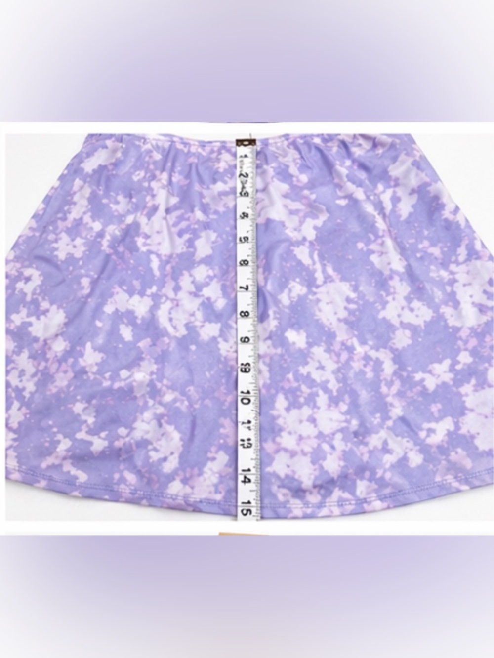 Nike Lavender & Cream Tie-Dye Skater Skirt - Picture 8 of 9